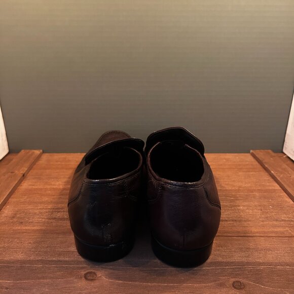 Bostonian Stockbridge Slip On Moc Loafer Dark Brown Size 10 - Picture 5 of 8